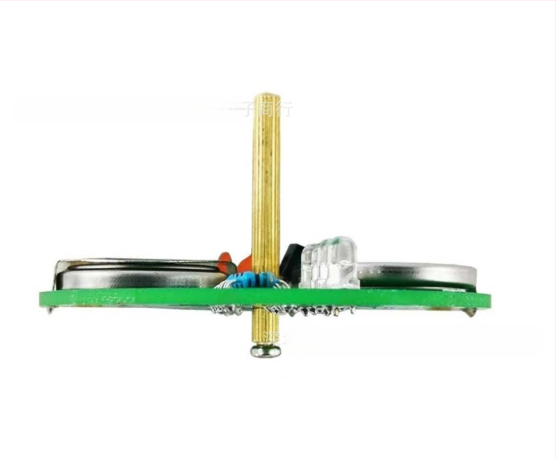 LED комплект за гироскоп DIY – настолни въртящи се светлини, практика по заваряване (алуминиево подложка, двустранна платка, твърда конструкция, съвместим с гироскопи)