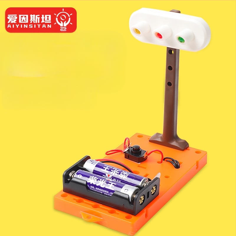 DIY satiksmes luktura zinātnes komplekts – ABS materiāls, nav elektrisks, daudzfunkcionāls izglītojošs modelis bērniem 4–6 gadi