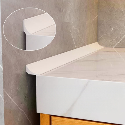 Силиконова водна преграда за кухненски плот и ръб на мивката, мека силиконова защита за баня