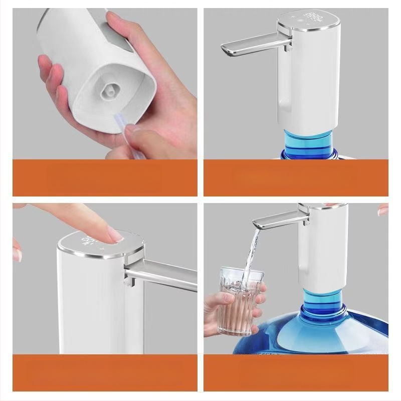 Барелова водна помпа със сензорен екран, модел H4, ABS корпус, 5V, 4W