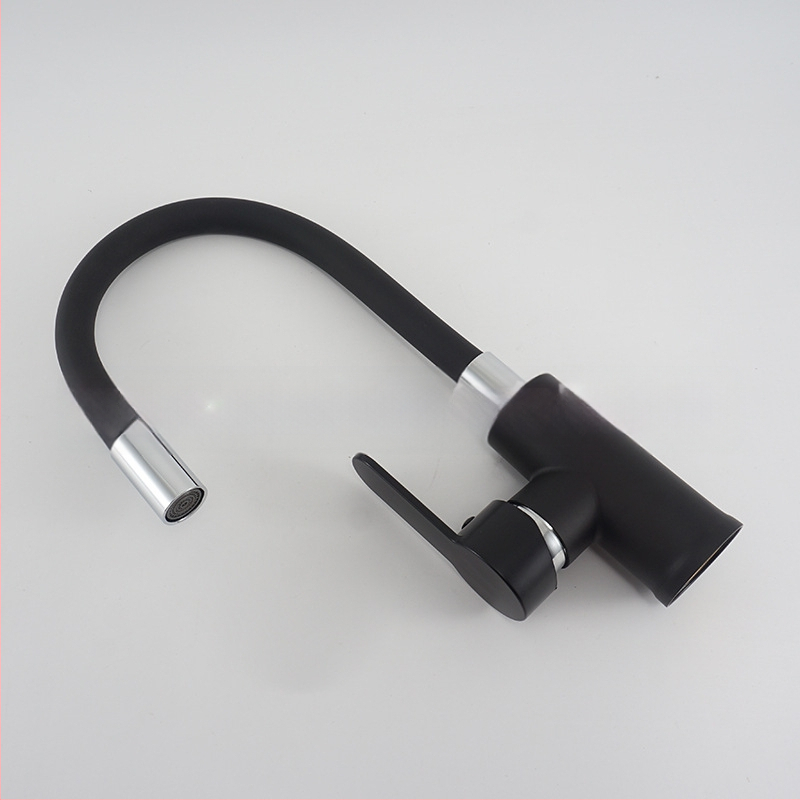 Virtuvės maišytuvo iš cinko lydinio, keraminių diskų vožtuvas, 20 mm įėjimas/išėjimas, kepimo dažų danga