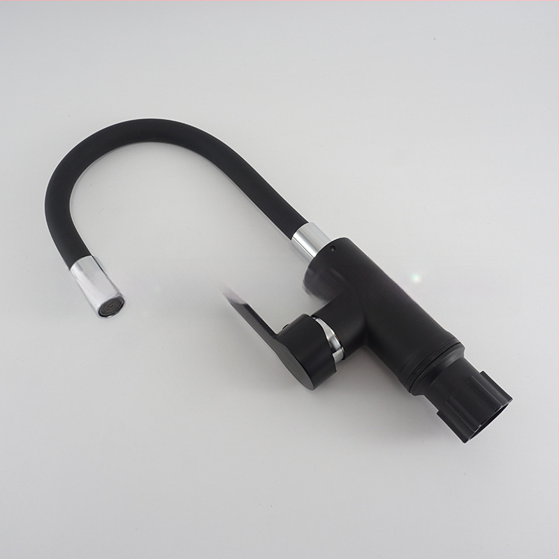 Virtuvės maišytuvo iš cinko lydinio, keraminių diskų vožtuvas, 20 mm įėjimas/išėjimas, kepimo dažų danga