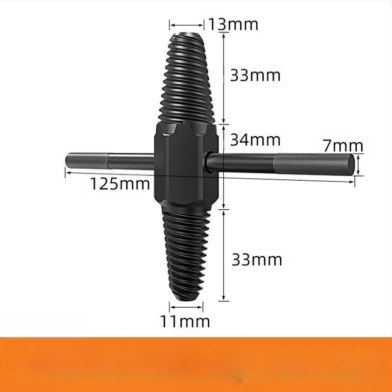 Универсален инструмент за издърпване на счупени резби при домашни водопроводни кранове, подходящ за 1/2" и 3/4" тръбни фитинги и ъглови клапани