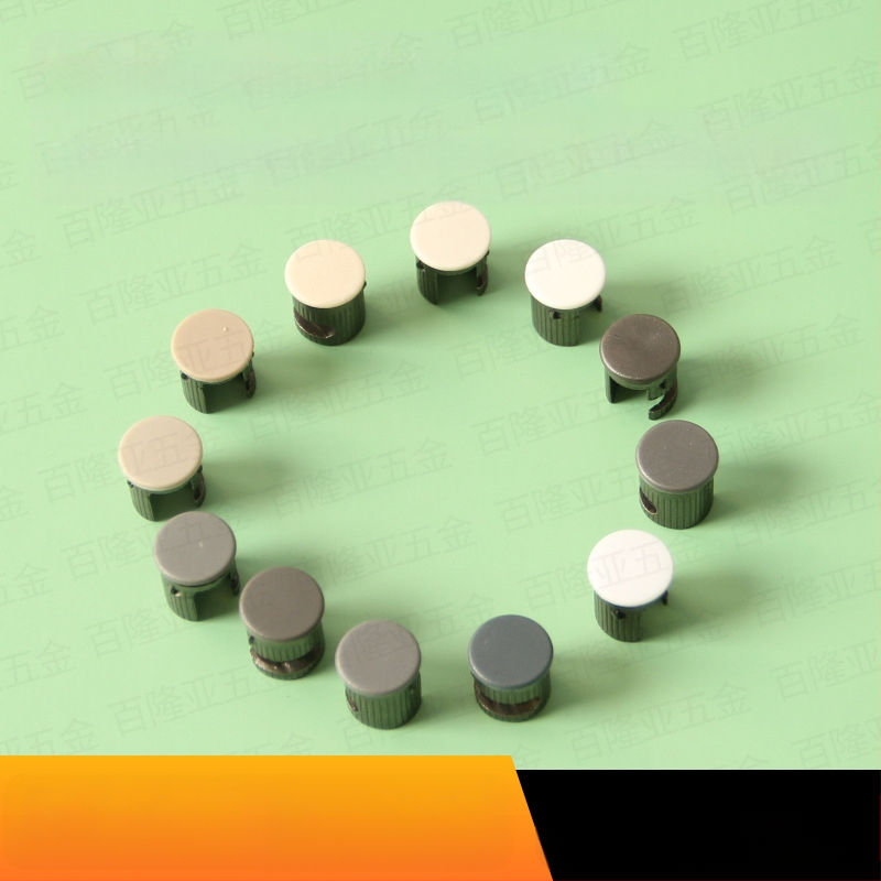 Пластмасов капак за мебели: ексцентрично колело и конектор 3-в-1 (материал: полиетилен с високо налягане)