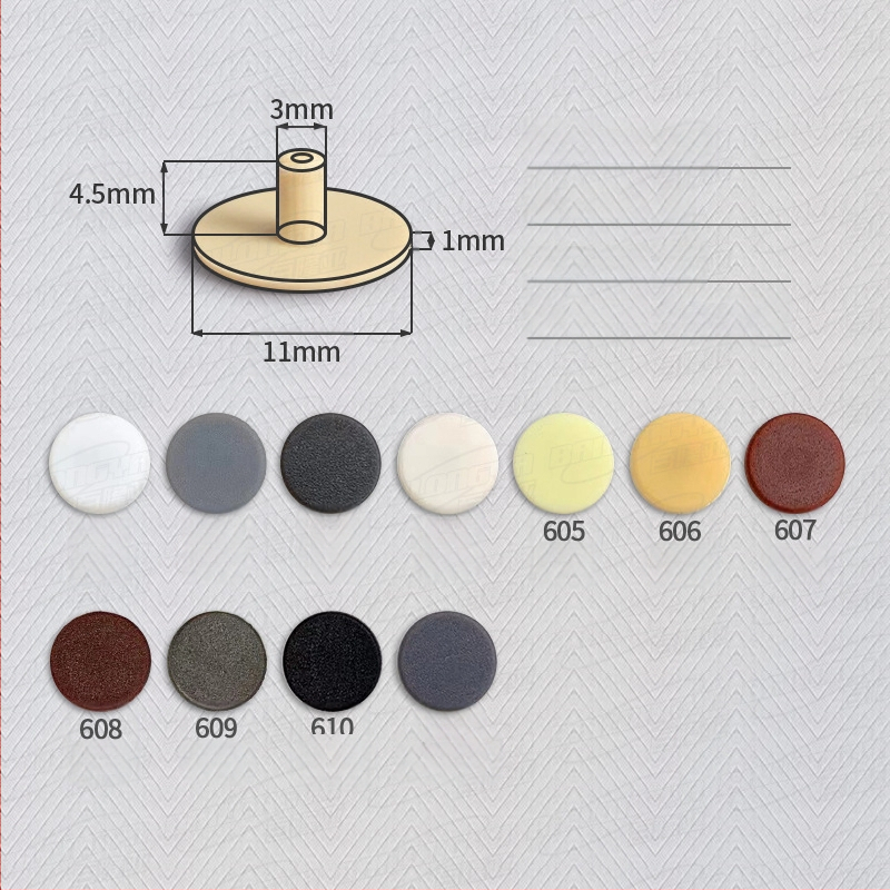 Пластмасов капак за мебели: ексцентрично колело и конектор 3-в-1 (материал: полиетилен с високо налягане)