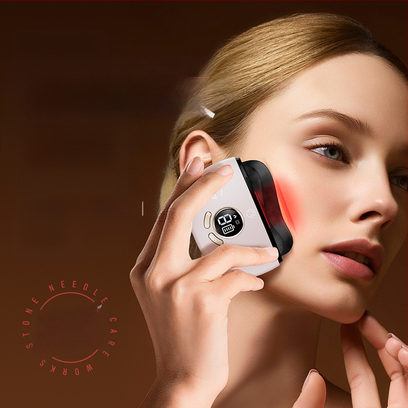 Fizioterapijos masažuoklis, nešiojamas namų naudojimui, su šildymo funkcija ir karštojo suspaudimo masažu, įmontuota 300–500 mAh baterija, IPX0