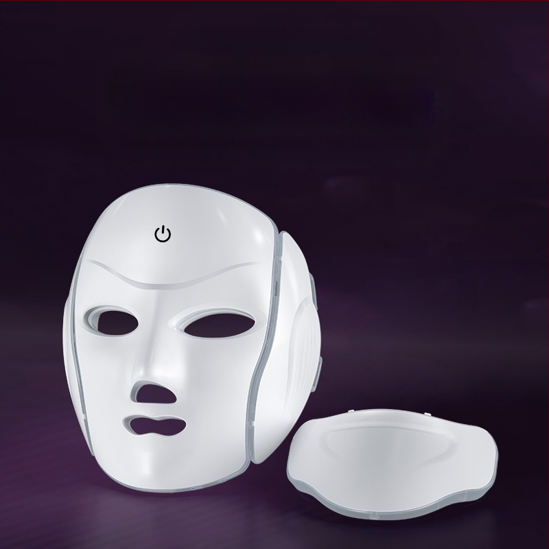 Veido kaukė su kaklu, fotoninis grožis, akių masažas, odos atjauninimas ir šviesinimas, įkrovimas, namų ir profesionaliam naudojimui