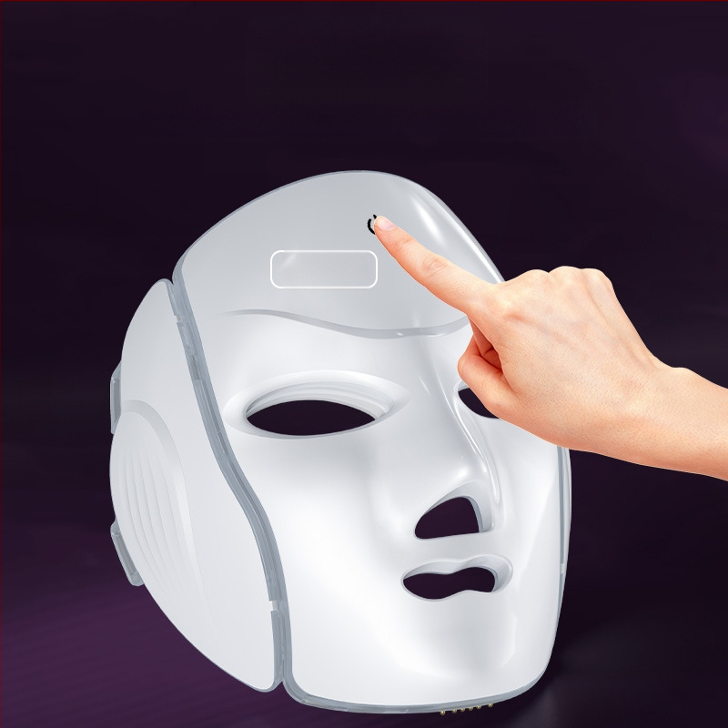 Veido kaukė su kaklu, fotoninis grožis, akių masažas, odos atjauninimas ir šviesinimas, įkrovimas, namų ir profesionaliam naudojimui