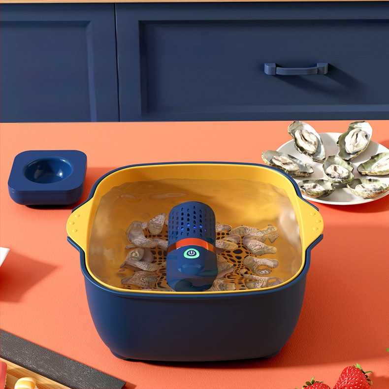 Уред за пречистване на плодове и зеленчуци – модел 022, капацитет до 4 л, механично управление, без кошница за измиване