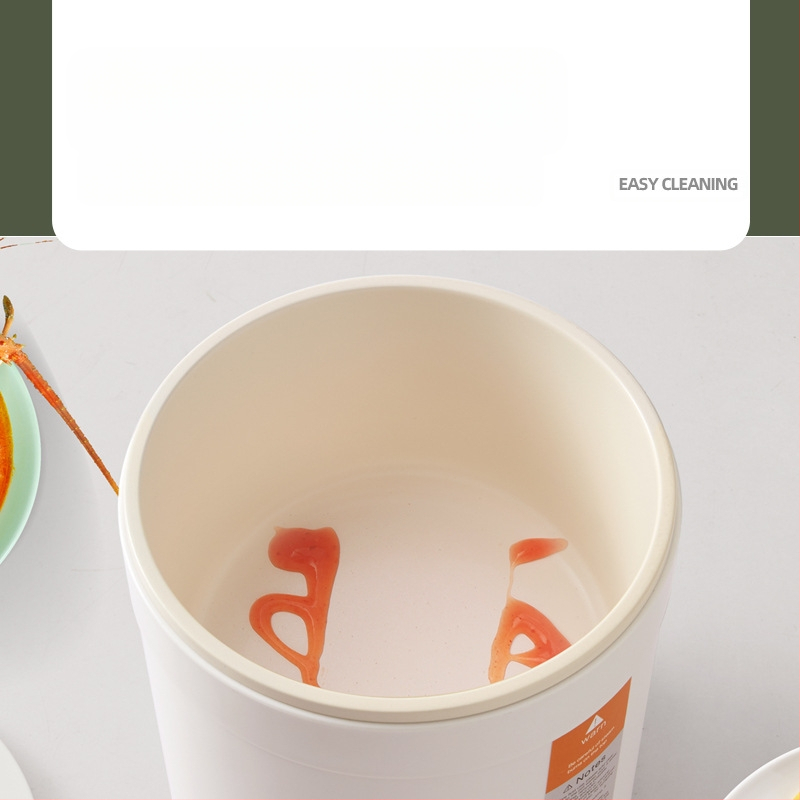 Beimu DG10 Електрическа тенджера с незалепващо покритие, 2 л, за 2–3 души, управление с копче, бърз пара, печене и изплакване, подходяща за общежитие, дом, офис или командировка.