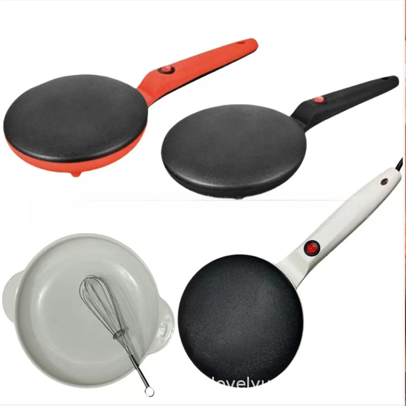 Elektrinė blynu ir vaflių keptuvė iš aliuminio, NY prekės ženklas, šiuolaikinis minimalistinis dizainas, OEM logotipas, dėžutėje 24 vnt