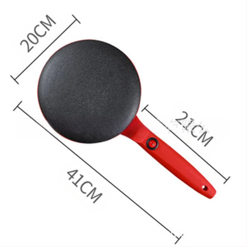 Elektrinė blynu ir vaflių keptuvė iš aliuminio, NY prekės ženklas, šiuolaikinis minimalistinis dizainas, OEM logotipas, dėžutėje 24 vnt