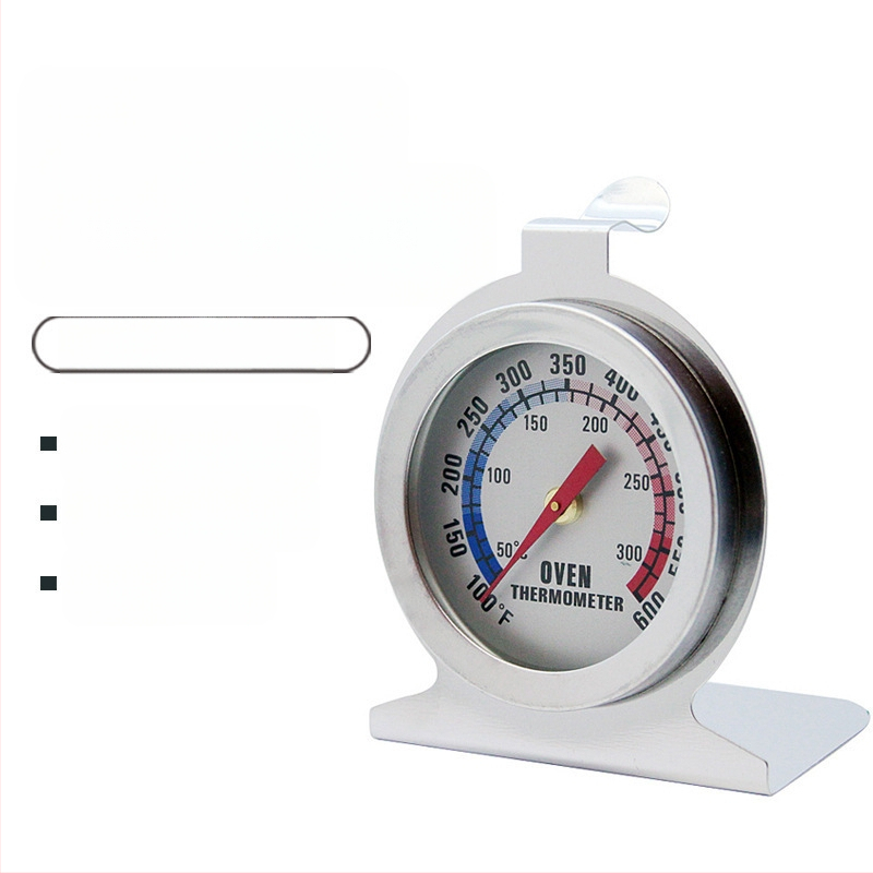 Термометр за фурна от неръждаема стомана, 50–300°C, самостоятелен за фурна и барбекю