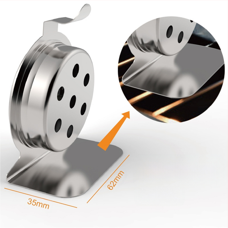 Термометр за фурна от неръждаема стомана, 50–300°C, самостоятелен за фурна и барбекю