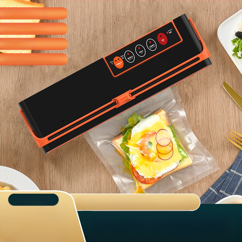 VGISAN/Huiqishang vakuuminio uždarymo įrenginys – arbatai ir maistui, funkcija: uždarymas, plėvelės storis 15–40 silk, temperatūros kontrolė iki 100°C