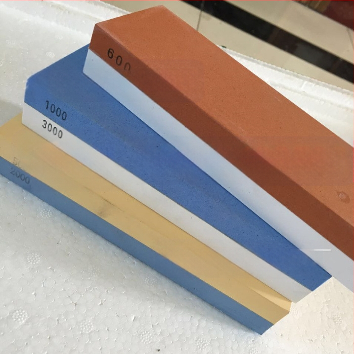 Двустранен точилен камък WA1008, корунд, 3000/8000 грит, за дървообработващи ножове, кухненски и суши ножове