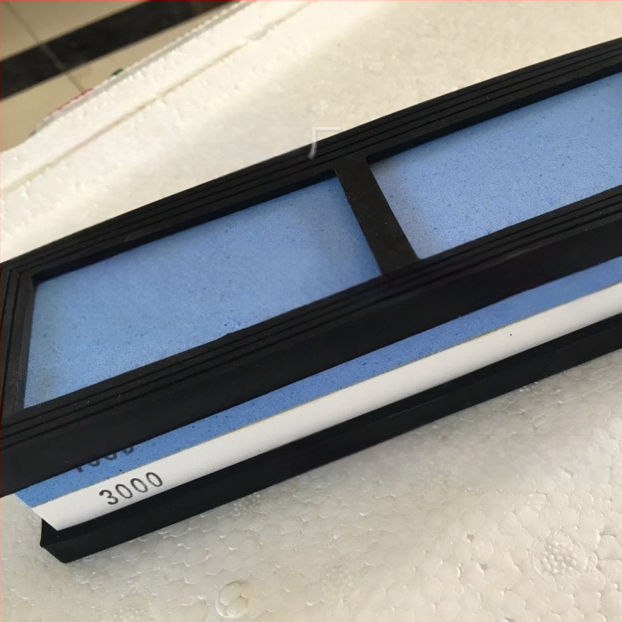 Двустранен точилен камък WA1008, корунд, 3000/8000 грит, за дървообработващи ножове, кухненски и суши ножове