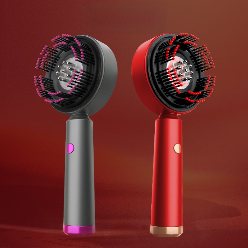 Масажен гребен за скалп с функция на месене за грижа за косата и растеж – 3 скорости