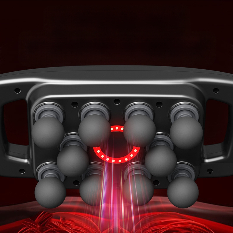 Masaj fascia gun pentru întreg corpul cu ecran LCD, motor cu peri, baterie încorporată 1200–2000 mAh, 6+ capete, zgomot sub 36 dB