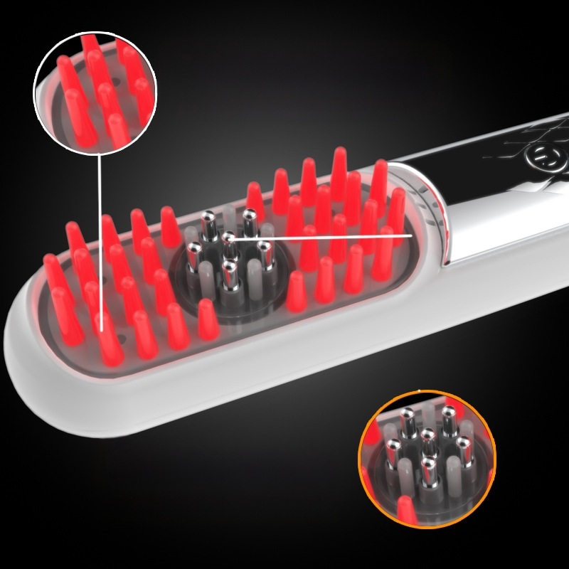 Електрически гребен за медикаментозна грижа на скалпа със светлинна терапия, модел HF188