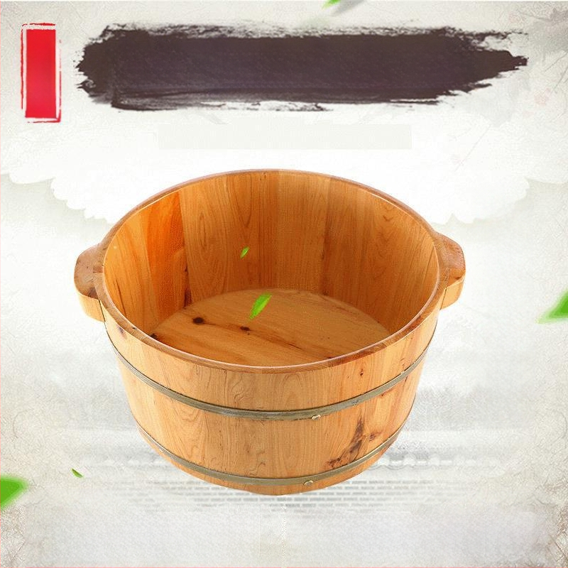 Medinė kojų vonelė statinės formos, Ruixiang, suaugusiems