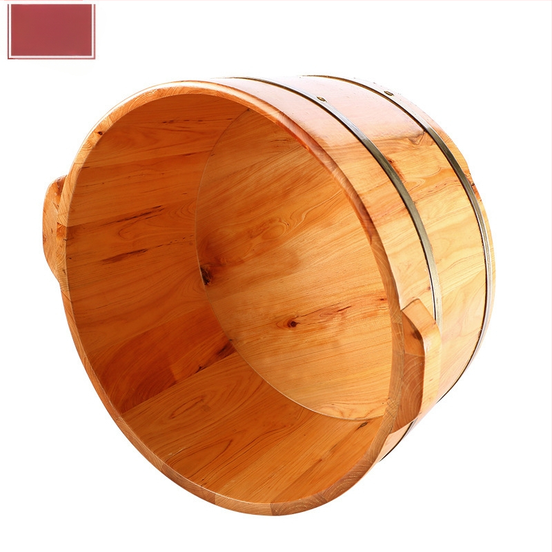 Medinė kojų vonelė statinės formos, Ruixiang, suaugusiems