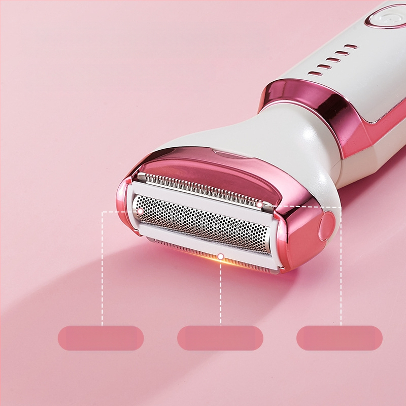 Γυναικές πολυλειτουργικη συσκευη αποτριχωσης με ψηφιακή οθόνη Type-C – αποτρίχωση μασχάλων και όλου σώματος, κεφαλή από λεπτή ατσάλι, κινητήρας με βούρτσες, τροφοδοσία USB