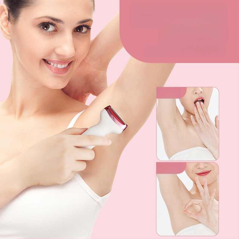 Γυναικές πολυλειτουργικη συσκευη αποτριχωσης με ψηφιακή οθόνη Type-C – αποτρίχωση μασχάλων και όλου σώματος, κεφαλή από λεπτή ατσάλι, κινητήρας με βούρτσες, τροφοδοσία USB