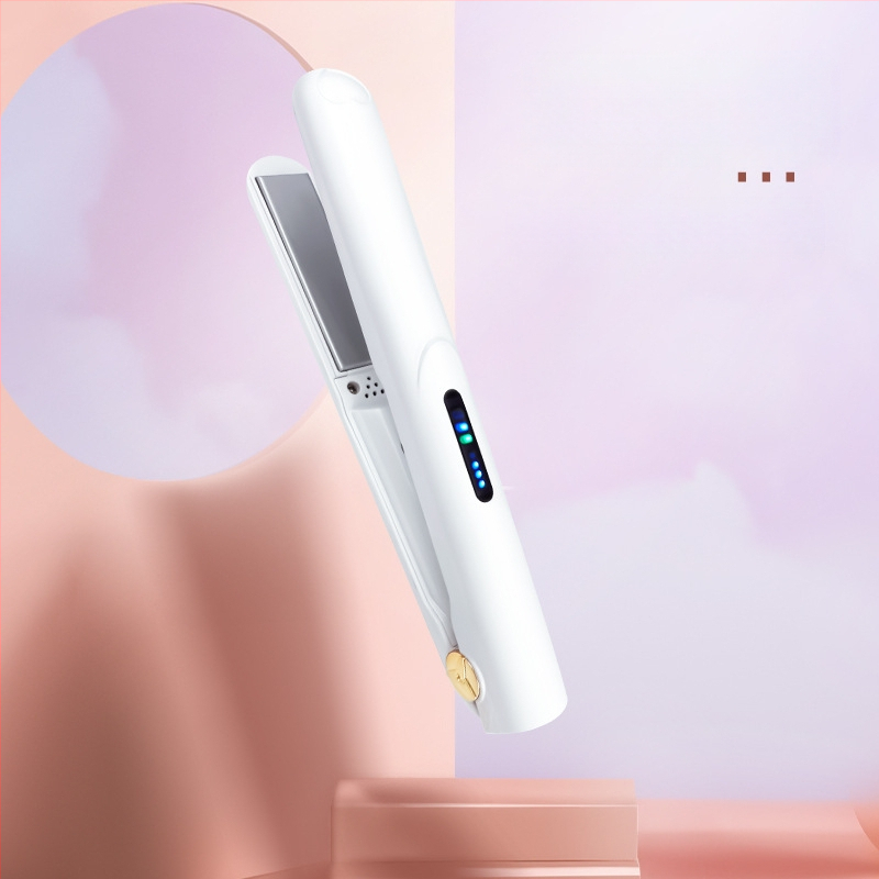 Bezvadu divfunkcionāls matu veidotājs – lokām un taisnošanai, turmalīna keramikas apkures elements, 16–20 mm diametrs, 3 temperatūras režīmi, 1–2 min stili