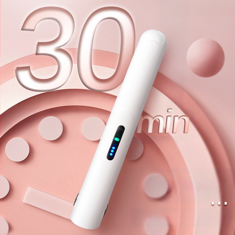 Bezvadu divfunkcionāls matu veidotājs – lokām un taisnošanai, turmalīna keramikas apkures elements, 16–20 mm diametrs, 3 temperatūras režīmi, 1–2 min stili