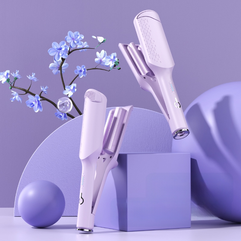 Automatinis plaukų garbintuvas su neigiamaisiais jonais dideliems bangoms – 15 mm šildymo elemento skersmuo, 220 V, 35 W, 10 temperatūros lygių