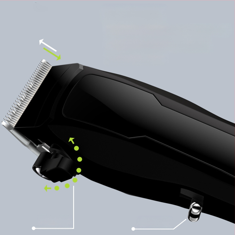 Електрическа машинка за подстригване с цифров дисплей, презареждаема, водоустойчива, сменяеми и измиващи се неръждаеми стоманени остриета, четков мотор, живот на батерията 1–3 ч