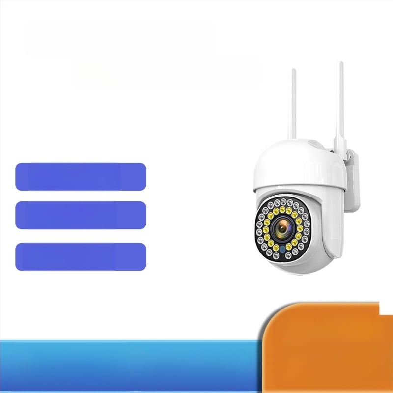 Išorinė belaidė kupolinė vaizdo kamera 1080p su išmaniu naktiniu matymu ir Wi-Fi