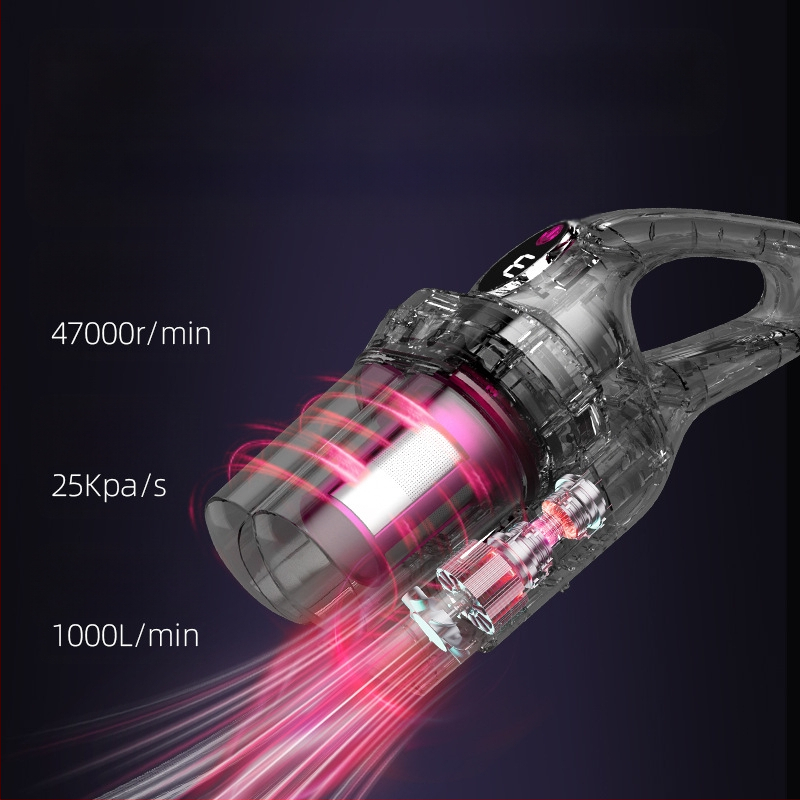 3-в-1 ръчна прахосмукачка за акари, безжична, USB зареждане; домашна употреба, контейнер за прах 0-0.1 л, ширина на всмукване 0-10 см, шум 46-70 dB