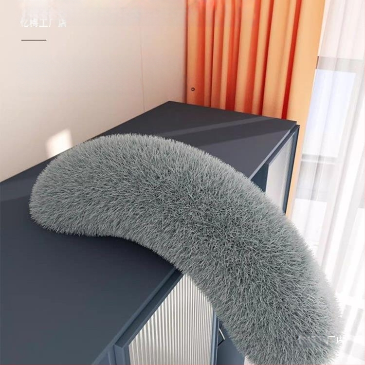 Plunksninių dulkių šluotelė su elektrostatiniu dulkių pašalinimu, teleskopinė lazda luboms ir sunkiai pasiekiamoms vietoms valyti