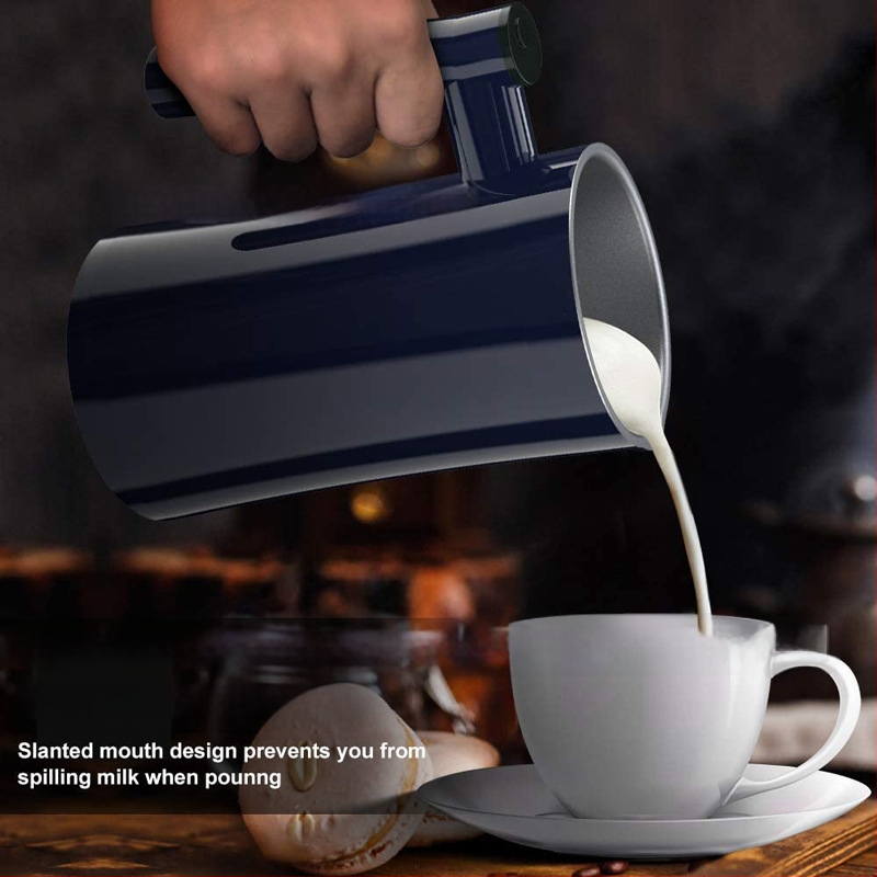 Машина за пяна на мляко за гореща и студена пяна, 400 ml капацитет, LED дисплей, управление чрез приложение, автоматично почистване, 220V