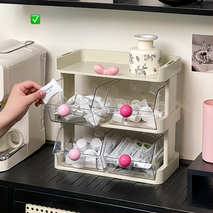 Raft de depozitare pentru ceai, cești și ceainic cu opțiune multistrat, originea Taizhou, etichetă privată licențiată, stil modern minimalist