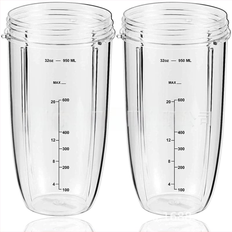 Резервна чаша за Nutri сокоизстисквачка 600W/900W — обем 900 ml (32 oz), модел HP-NB-32OZ, с вграден мащаб