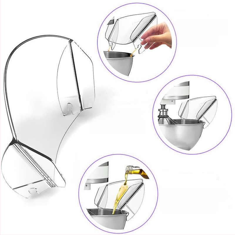 KitchenAid maišytuvo purslų apsauga - PC medžiaga, Modelis 01, Montavimas