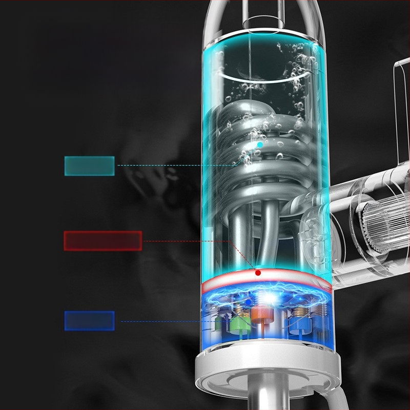 Електрически кран за гореща вода с вътрешен резервоар от 304 неръждаема стомана, 3000W нагревателна мощност, 220V, въртящ се, единична дръжка