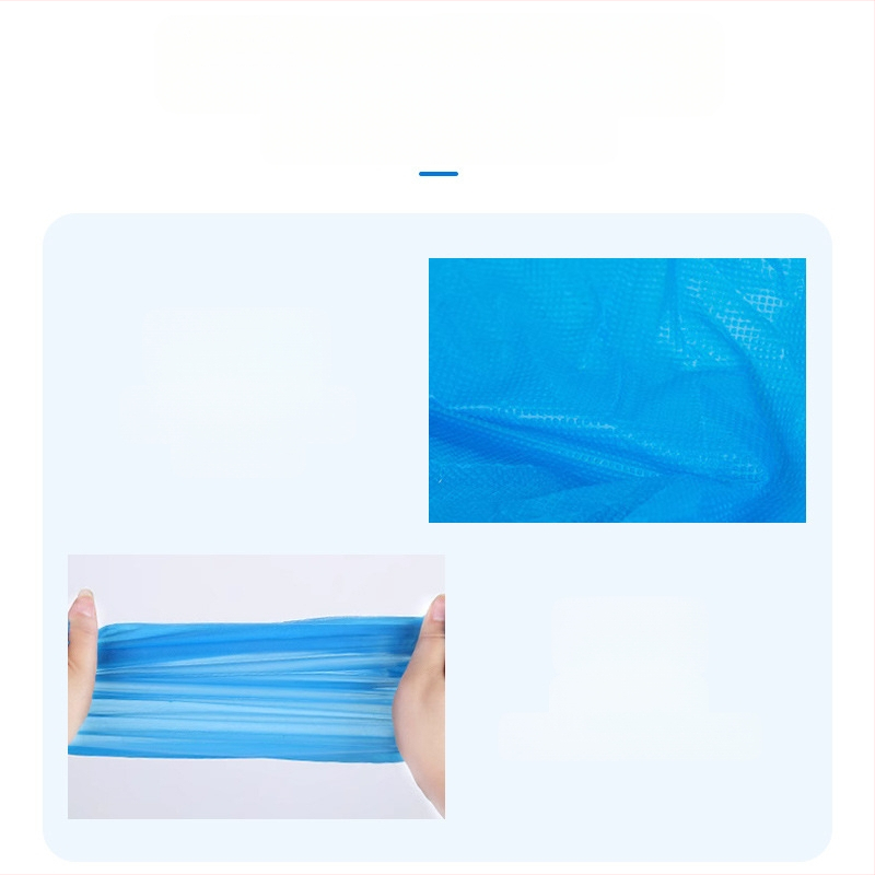 Καλύμματα παπουτσιών μίας χρήσεως, παχυνμένα για ενήλικες, αντιολισθητικά, αδιάβροχα από PE πλαστικό, 80 τεμάχια