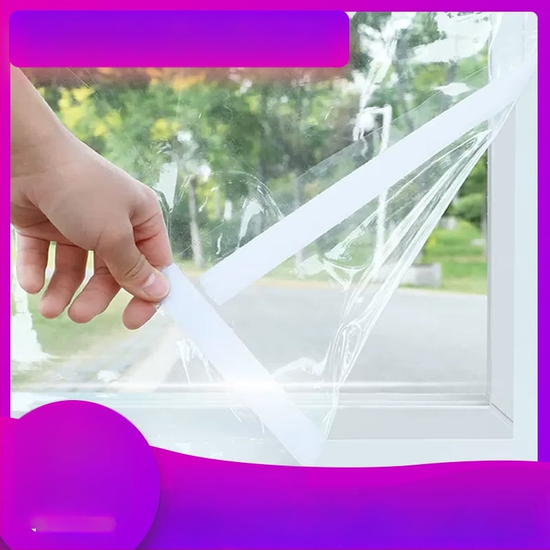 Žiemos lango izoliacinė užuolaida – PE, vėją atlaikanti ir šilta; tinkama svetainei, miegamajam ir restoranui; modernus minimalistinis stilius (Medžiaga: PE; Užuolaidos tipas: PE lango užuolaida; Erdvė: svetainė, miegamasis, restoranas)