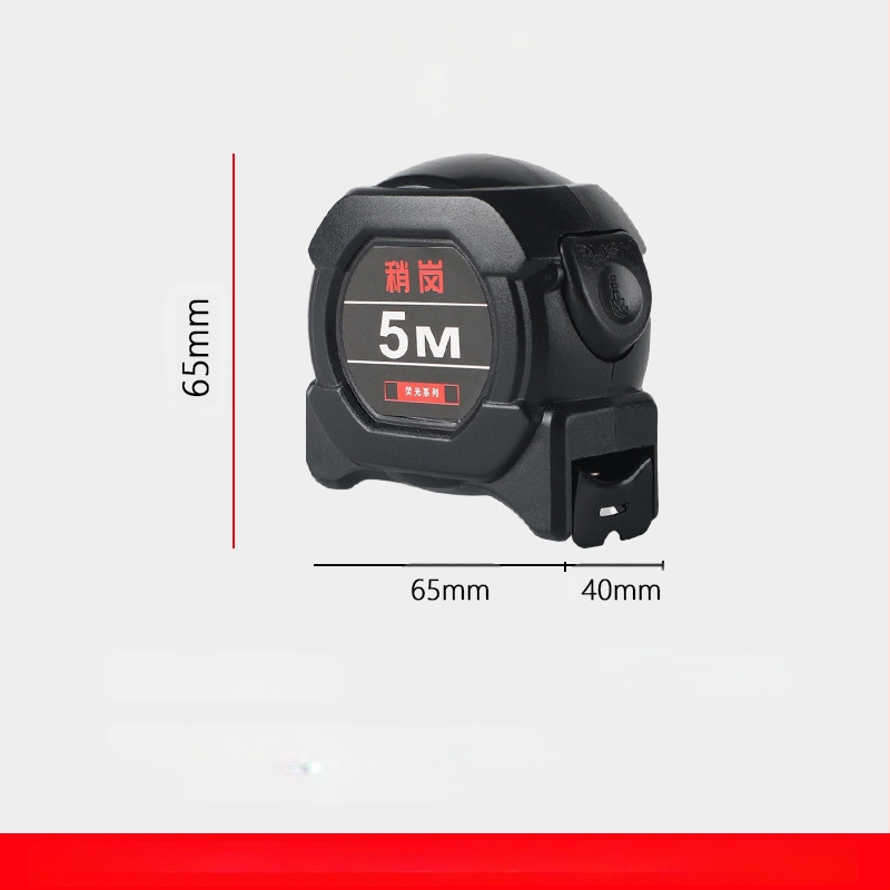 Vízálló, fluoreszkáló, fejlett technológiájú mérőszalag, szélesebb és vastagabb testtel, kopásálló