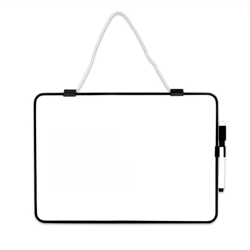 Divpusēja plastmasas balta plāksne, izdzēšama, ne-magnētiska rakstīšanas virsma, pielāgota mācību palīglīdzeklis bērniem un skolēniem