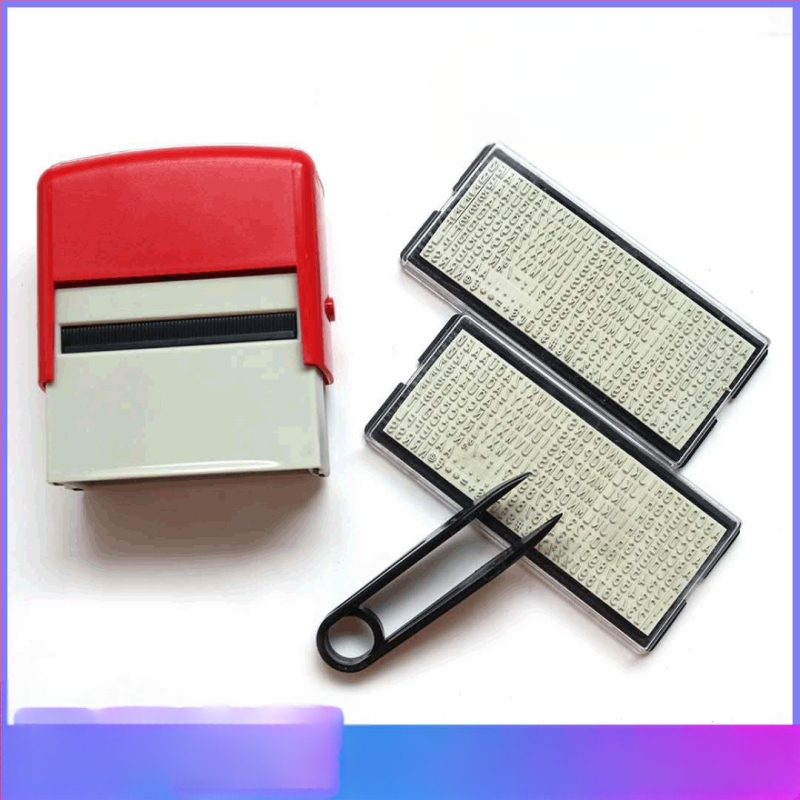 Z840 pārvietojamu rakstzīmju komplekts koda izdrukai; plastmasa; tintes atgriešanās mehānisms; angļu burti ar dubulto plāksni