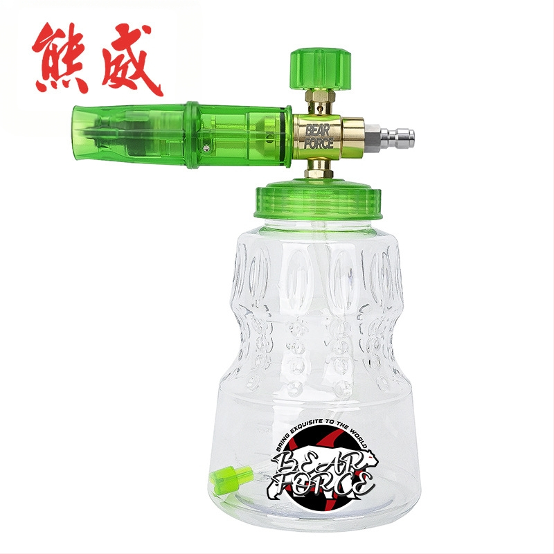 Augsta spiediena automašīnas putas smidzinātājs ar alumīnija pistoles galvu un rokturi – 276 bar / 4000 psi, izsmidzināšanas attālums 2, piemērots auto mazgāšanai un augstspiediena mazgāšanai