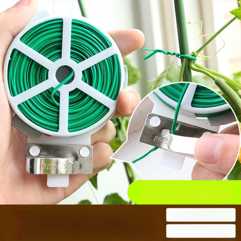 Dārza vads saišanai ar PVC pārklājumu, dzelzs vadam, 0.7 mm biezums, universāla izmantošana, ugunsizturības klase 1