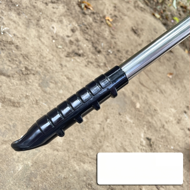 Sodo grėblys su apvalia galva, teleskopinis, iš plieno žemo anglies, daug dantų, modelis 0302