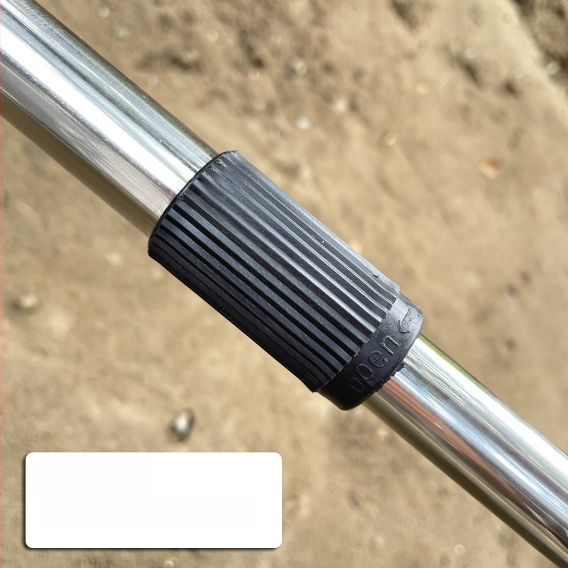 Sodo grėblys su apvalia galva, teleskopinis, iš plieno žemo anglies, daug dantų, modelis 0302