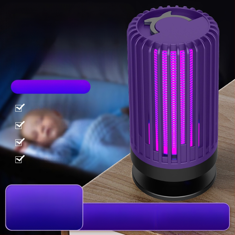 Λάμπα εξολόθρευσης κουνουπιών με ηλεκτρικό σοκ και UV λαμπτήρα για εσωτερική χρήση, κατάλληλη για 11–20 τ.μ., λαμπτήρας ατμόσφαιρας